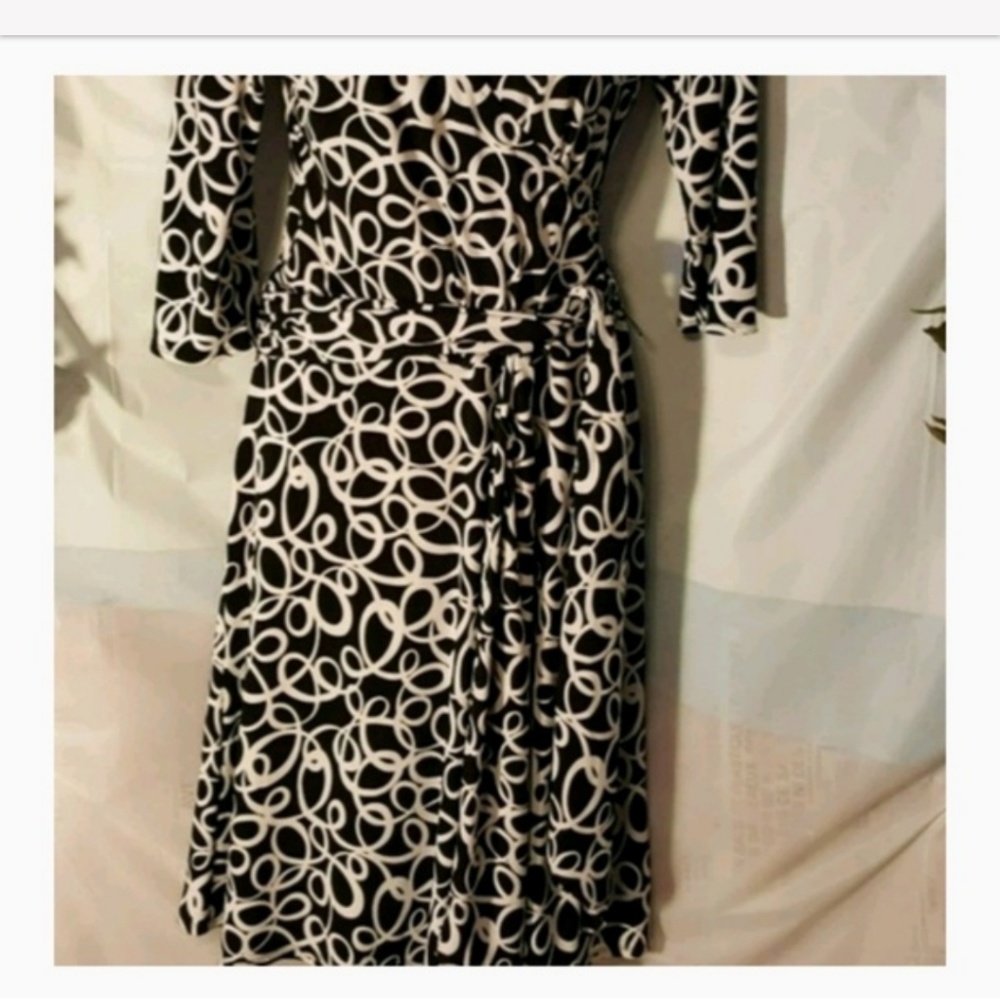 AB Studios Womens Wrap Dress - Sz Small - Picture 4 of 7